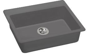 Photo 1 of ****STOCK PHOTO FOR REFERENCE ONLY*** jackson supply plastic sink grey & Black plastic drainage kit