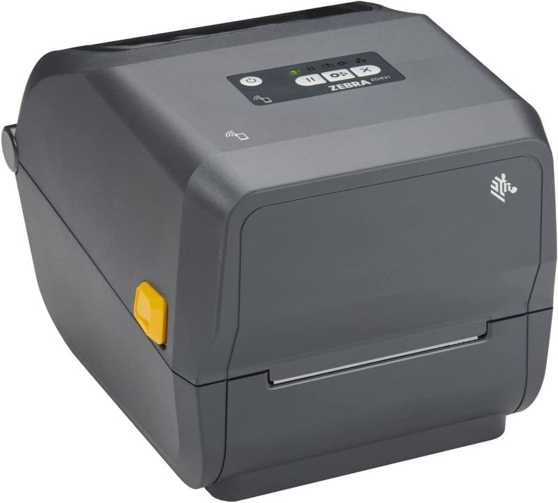 Photo 1 of ZEBRA ZD421 300 dpi Thermal Transfer and Direct Thermal Desktop Barcode Label Printer - USB, USB Host and Bluetooth Connectivity - 4 IPS, 4.27" Max Print Width, Monochrome - JTTANDS
