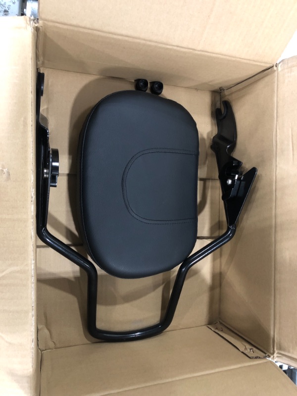 Photo 2 of PBYMT Gloss Black Detachable Passenger Backrest Sissy Bar Harley Touring Road King Street Electra Glide 2014-2022