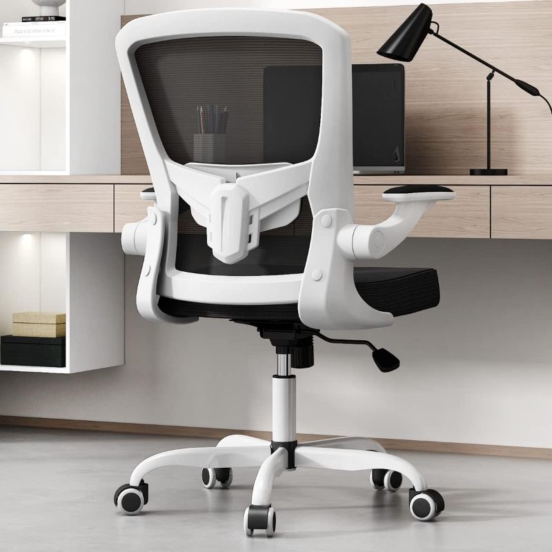 Photo 1 of Sytas Ergonomic Mesh Office Chair, Home Office Desk Chairs Ergonomic, Computer Chair Adjustable Lumbar Support