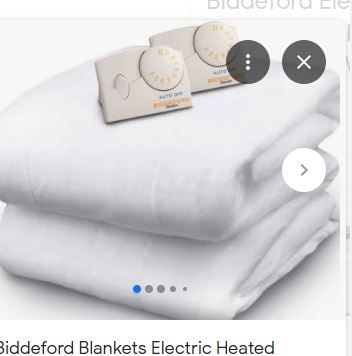 Photo 1 of Biddeford Blankets Electric Heated Mattress Pad QUEEN SIZE
