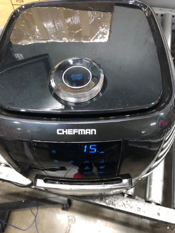 Photo 2 of (PARTS ONLY)Chefman 6.3-Qt 4-In-1 Digital Air Fryer+, Rotisserie, Dehydrator, Convection Oven, XL Family Size, 8 Touch Screen Presets, BPA-Free, Auto Shutoff, Accessories Included, Black