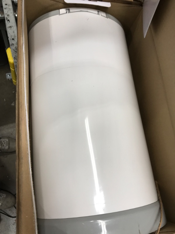 Photo 1 of Dekor Classic Hands-Free Diaper Pail | White | Easiest to Use | Just Step – Drop – Done | Doesn’t Absorb Odors | 20 Second Bag Change | Most Economical Refill System