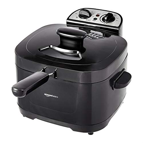 Photo 1 of Amazon Basics 2 Liter Electric Deep Fryer, Black