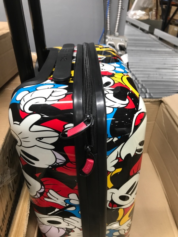 Photo 2 of **ONE SUITCASE MISSING**
American Tourister Disney's Mickey & Minnie Mouse 2-Piece Roll Aboard Hardside Luggage Set