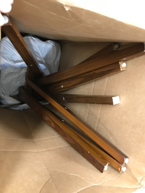 Photo 1 of **HARDWARE MAY BE INCOMPLETE**
SIMPLIHOME Randolph Mid Century Modern Bentwood Counter Height Stool (Set of 2) in Aqua Blue Linen Look Fabric Aqua Blue 26 inch