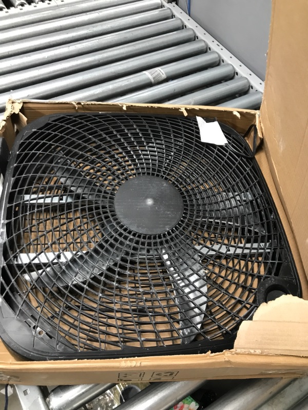 Photo 2 of ***PARTS ONLY*** Amazon Basics 3 Speed Box Fan, 20-Inch

