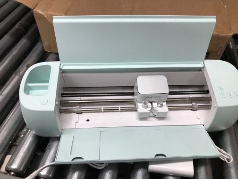 Photo 3 of Cricut Explore 3 - 2X Faster DIY Cutting Machine for all Crafts, Matless Cutting with Smart Materials, Cuts 100+ Materials, Bluetooth Connectivity, Compatible with iOS, Android, Windows & Mac
