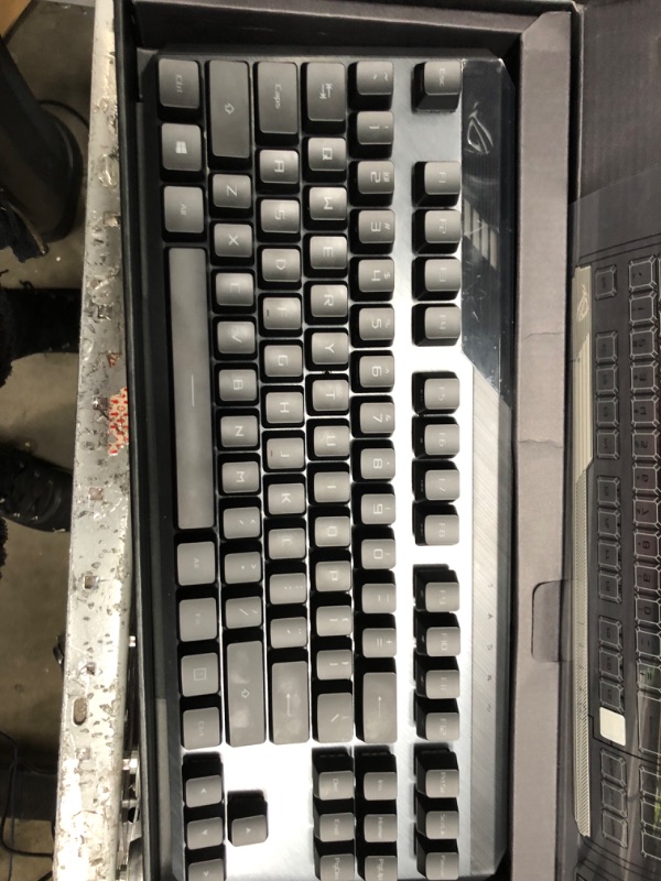 Photo 4 of ASUS ROG Claymore II Wireless Modular Gaming Mechanical Keyboard-Black & ROG Gladius III Wireless Gaming Mouse, Tri-Mode Connectivity with 2.4GHz and Bluetooth LE, Tuned 19,000 DPI Sensor ROG Claymore II (RX Red Switches) Keyboard + Gaming Mouse