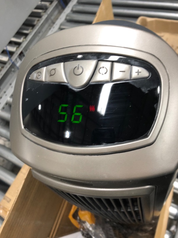 Photo 4 of Lasko 1500W Digital Ceramic Space Heater with Remote, 755320, Silver