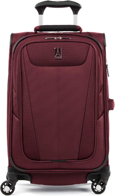 Photo 1 of Travelpro Maxlite 5 Softside Expandable Luggage with 4 Spinner Wheels, Lightweight Suitcase, Men and Women, Burgundy, Carry-on 21-Inch
