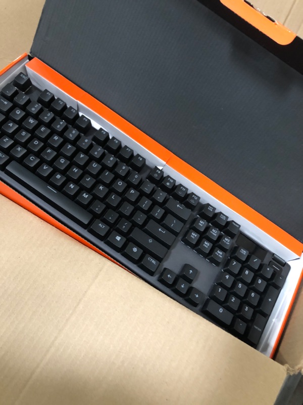 Photo 2 of SteelSeries Apex 5 Hybrid Mechanical Gaming Keyboard – Per-Key RGB Illumination – Aircraft Grade Aluminum Alloy Frame – OLED Smart Display (Hybrid Blue Switch) Hybrid Blue – Tactile & Clicky Apex 5