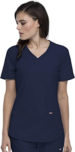 Photo 1 of Form Scrubs for Women, Stretchy V-Neck Knit Scrub Top CK840
