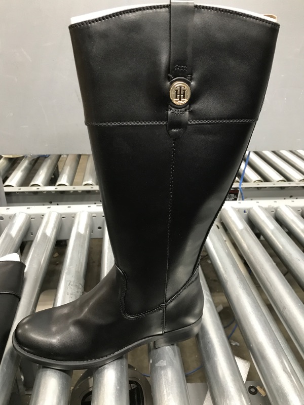 Photo 4 of Tommy Hilfiger Women's Shano-Wc Wide Calf Classic Riding Boot 8.5 Black