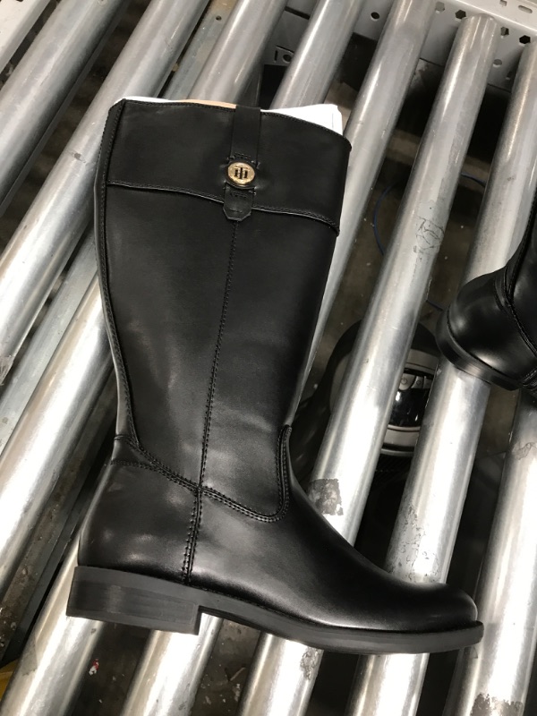 Photo 3 of Tommy Hilfiger Women's Shano-Wc Wide Calf Classic Riding Boot 8.5 Black