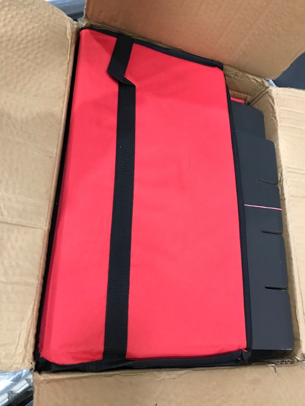 Photo 5 of  2 Pc Storage, Red Folding Bin