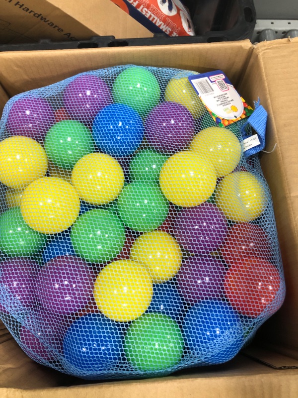 Photo 2 of 200 Ball Pit Balls for Kids – Plastic Ball Refill Pack for Kids | Phthalate and BPA Free Non-Toxic Plastic Ball Pack | Reusable Storage Bag with Zipper – Sunny Days Entertainment