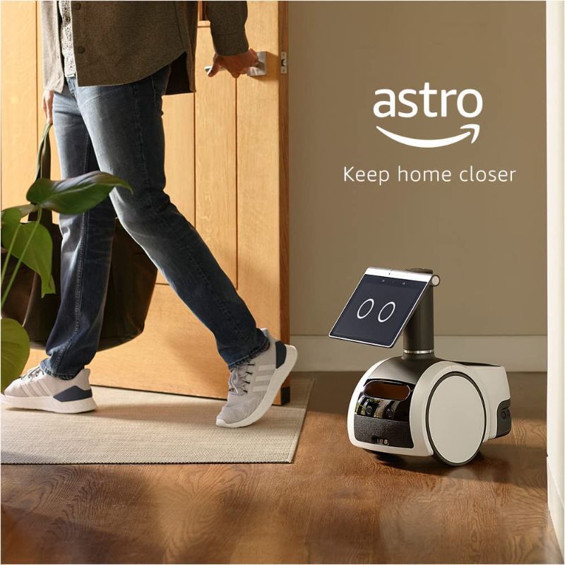 Photo 1 of Amazon Astro, Household Robot for Home Monitoring, with Alexa, Includes 6-month Free Trial of Ring Protect Pro
