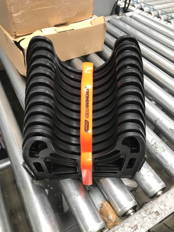 Photo 2 of Camco Sidewinder RV Sewer Hose Support | Features a Lightweight, Flexible, and Durable Frame | Curve Around Obstacles | 10 Feet, Black (43031) 10 Feet Standard Packaging Hose Support