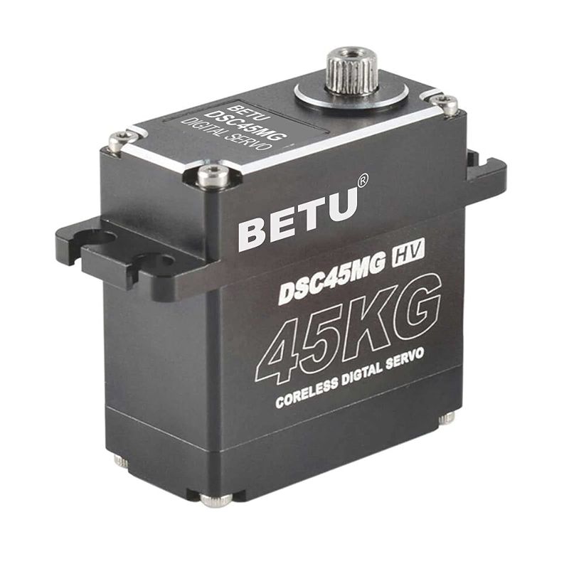 Photo 1 of 
BETU 45Kg Coreless Servo Motor HV 8.4V, High Torque RC Digital Servo?Full Waterproof Servo, Stainless Steel Gear Servo with 25T Servo Horn