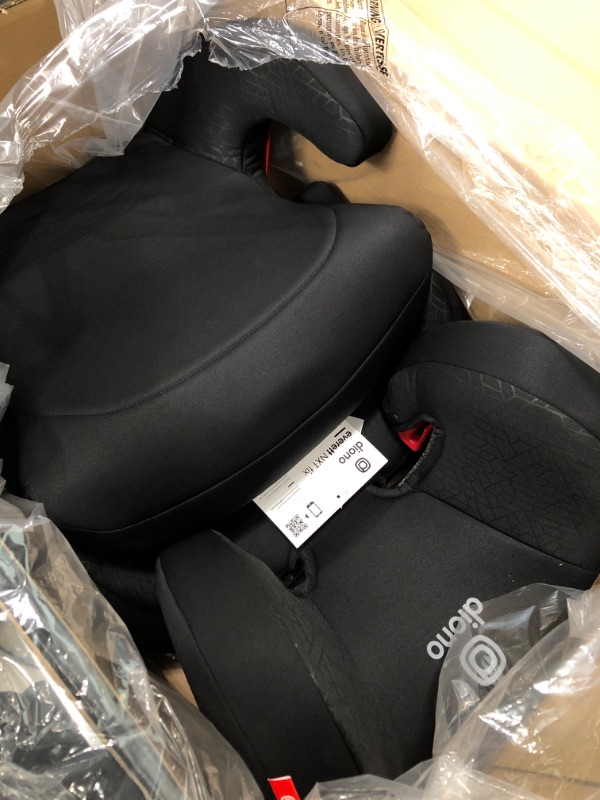 Photo 1 of Diono Everett NXT High Back Booster Car Seat with Rigid Latch, Lightweight Slim Fit Design, 8 Years 1 Booster Seat, Black NEW! Everett NXT Black
