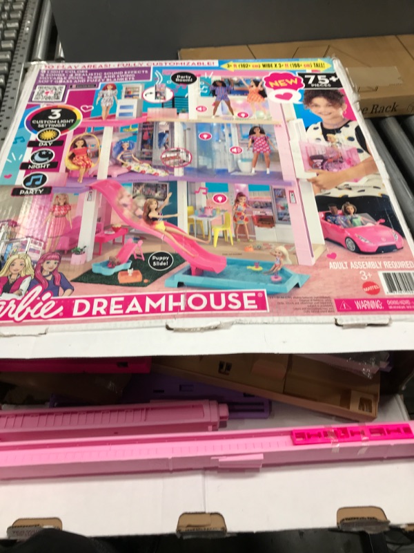 Photo 3 of Barbie Dreamhouse Doll House Playset Barbie House with 75+ Accesssories Wheelchair Accessible Elevator Pool, Slide and Furniture