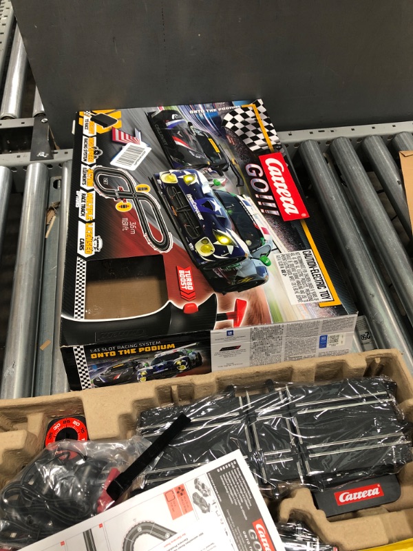 Photo 3 of Carrera GO!!! 62521 onto The Podium Electric Powered Slot Car Racing Kids Toy Race Track Set Includes 2 Hand Controllers and 2 Cars in 1:43 ScaleLPNPMAB1151672
