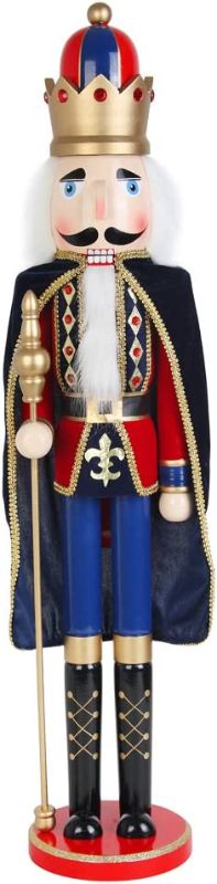 Photo 1 of 36 Inch Nutcracker King with Cape- Jeco Wholesale SN3601
