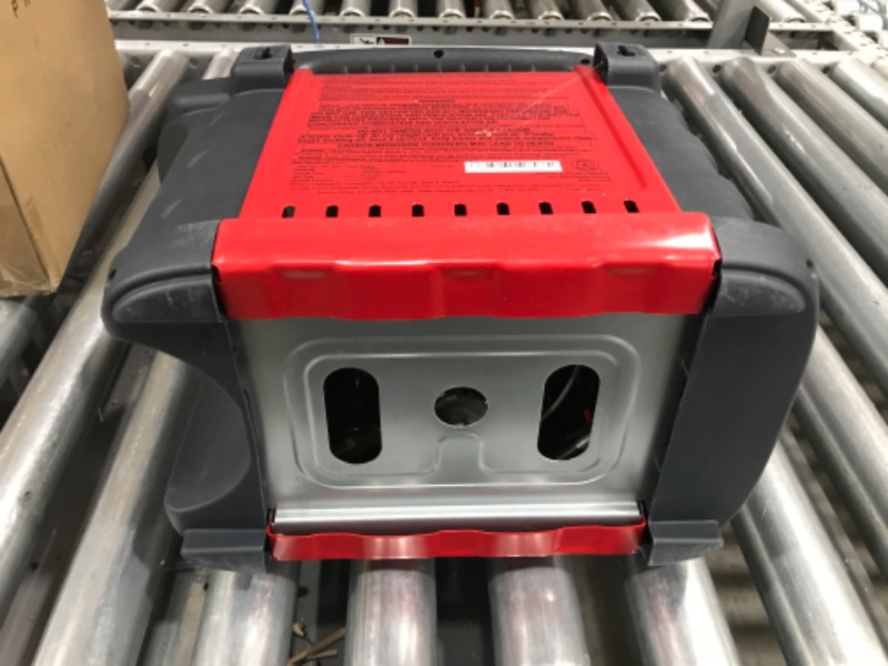 Photo 3 of Mr. Heater F232000 MH9BX Buddy 4,000-9,000-BTU Indoor-Safe Portable Propane Radiant Heater, Red-Black
