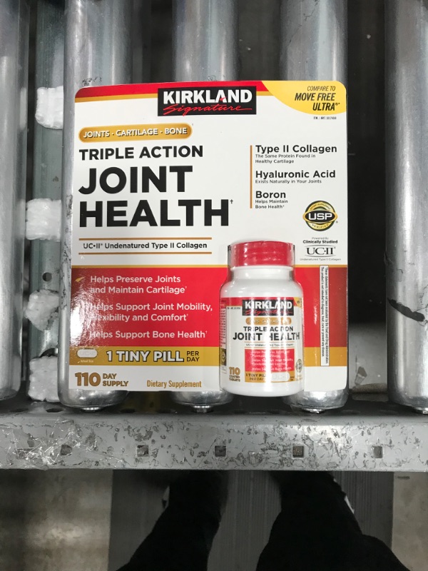 Photo 2 of Kirkland Triple Action Joint Health Type II Collagen, Boron and HA - 110 Count 110 Count (Pack of 1)