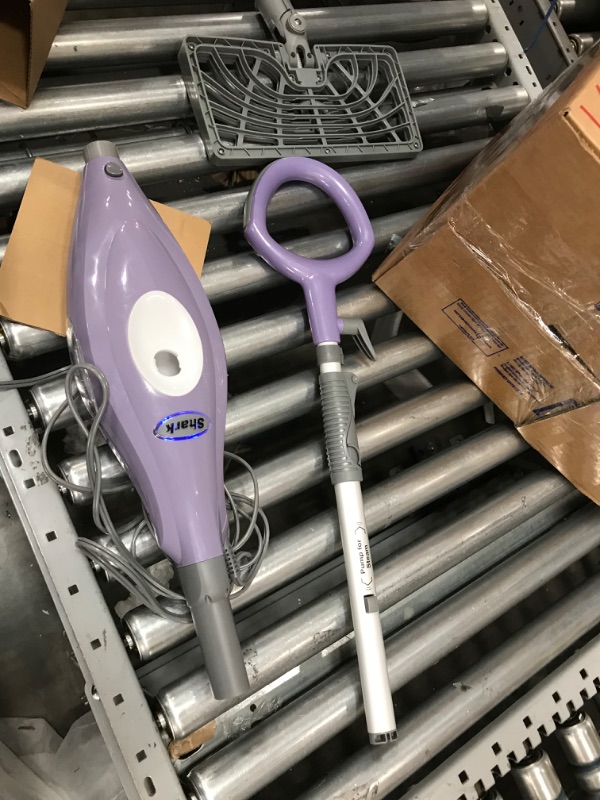 Photo 2 of (INCOMPLETE, no white pads) Shark S3501 Steam Pocket Mop Hard Floor Cleaner, Purple
