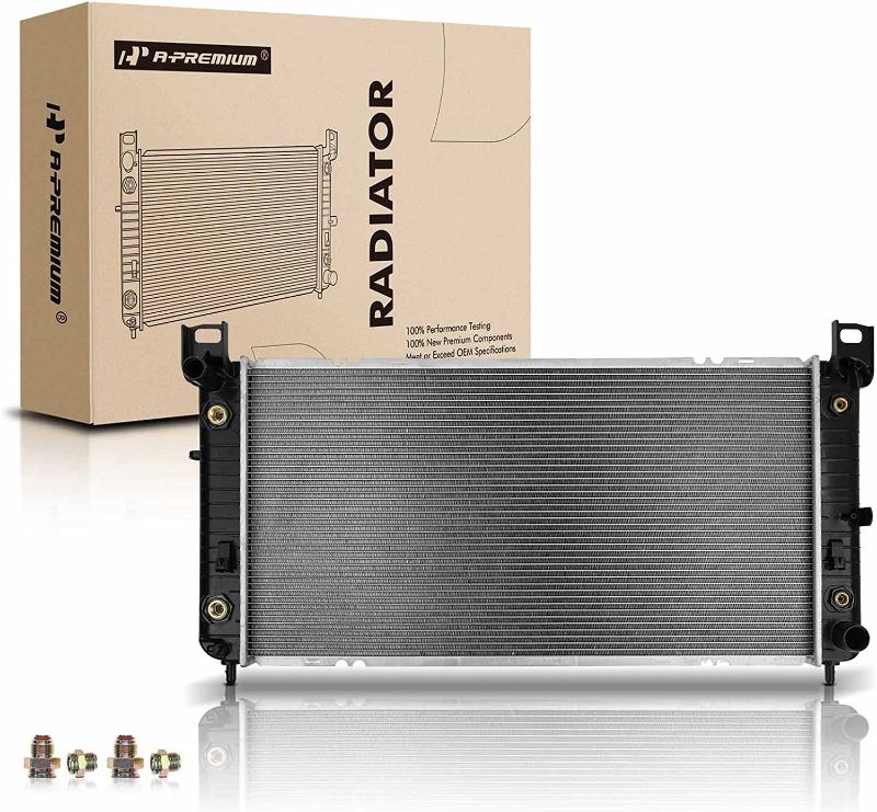 Photo 1 of A-Premium Engine Coolant Radiator Assembly with Oil Cooler Compatible with Chevy Silverado Suburban Tahoe & GMC Sierra Yukon & Cadillac Escalade Automatic Trans. Replace# 15841569, 13029, 2370