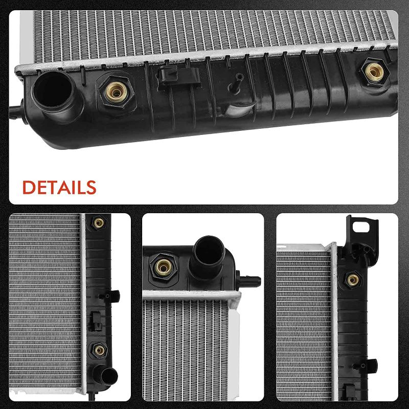 Photo 5 of A-Premium Engine Coolant Radiator Assembly with Oil Cooler Compatible with Chevy Silverado Suburban Tahoe & GMC Sierra Yukon & Cadillac Escalade Automatic Trans. Replace# 15841569, 13029, 2370