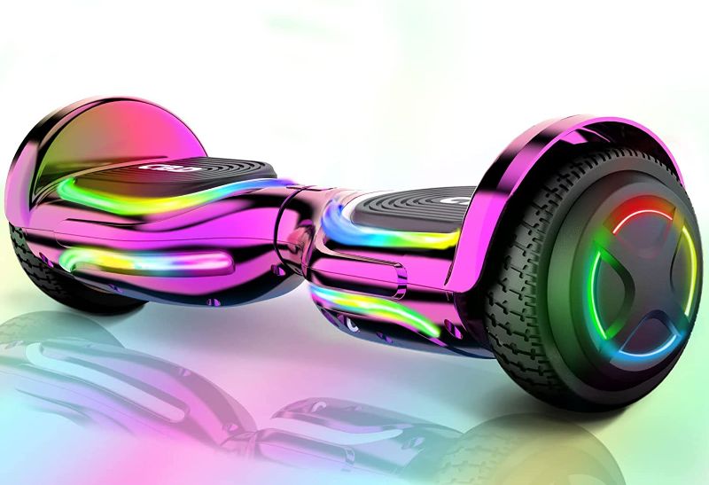 Photo 1 of CBD Hoverboard for Kids, Upgraded Hoverboard Bluetooth Speakers & LED Light- 6.5" Tires Dual Powerful Motor All Road Hoverboards - Large Battery Hover Board UL2272 Certified Great Gift
