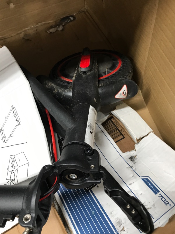 Photo 4 of ***PARTS ONLY*** Electric Scooter 450W Powerful Motor,19mph Speed and 8.5” Honeycomb Solid Tires,Anti-Theft Lock,Wide Deck Portable & Folding e Scooter for Adults Black
