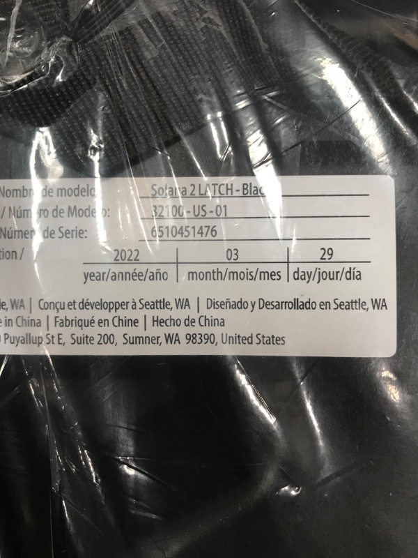 Photo 3 of Diono Solana 2 XL 2022, Dual Latch Connectors, Lightweight Backless Belt-Positioning Booster Car Seat, 8 Years 1 Booster Seat, Black NEW! LATCH Connect Single Black