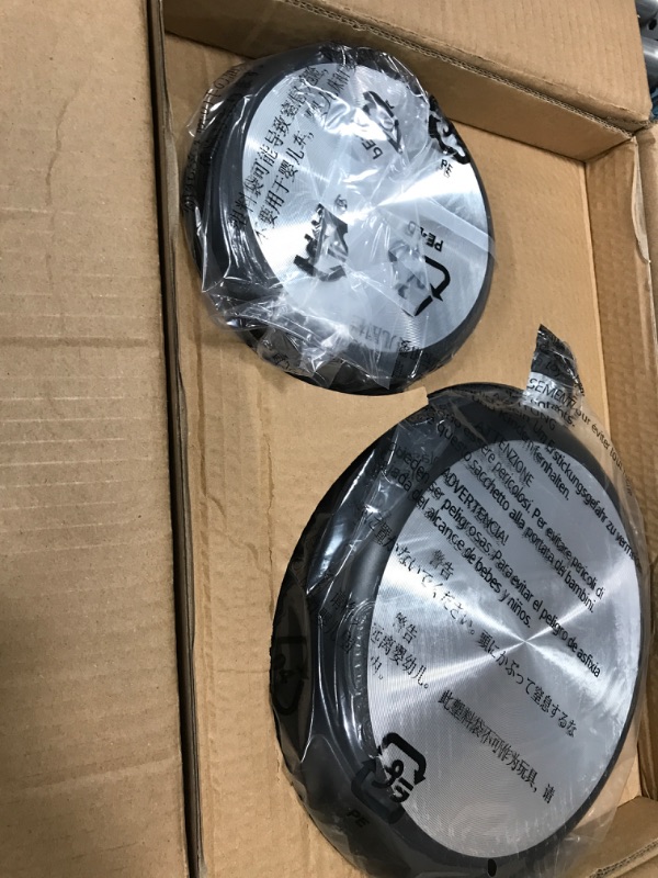 Photo 1 of Amazon Basics Non-Stick Cookware Set, Pots and Pans - 8-Piece Set 8-Piece Set Cookware Set