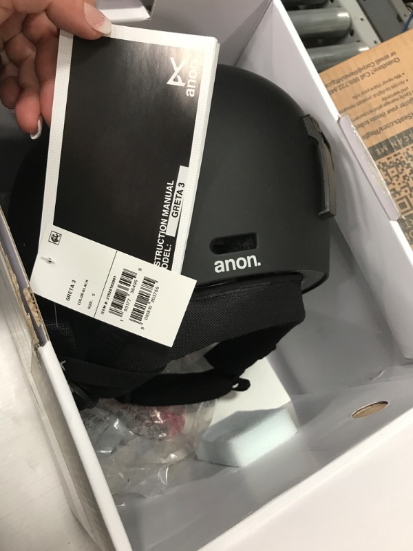 Photo 5 of Anon Snowboarding-Helmets Greta 3 Helmet Black Small