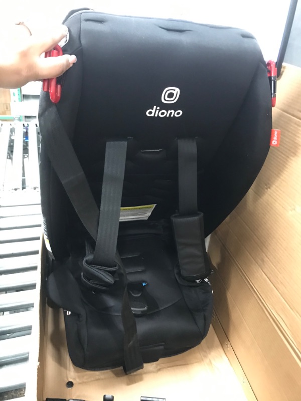 Photo 3 of Diono Radian 3R, 3-in-1 Convertible Car Seat, Rear Facing & Forward Facing, 10 Years 1 Car Seat, Slim Fit 3 Across, Jet Black Radian 3R Fits 3 Across Black Jet