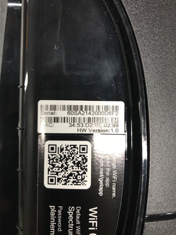 Photo 4 of ***Item is missing power cord can not test functionality***
Spectrum Wireless Router Sagemcom Fast 5285 Advanced Home Wifi 6 Router Sax1v1s