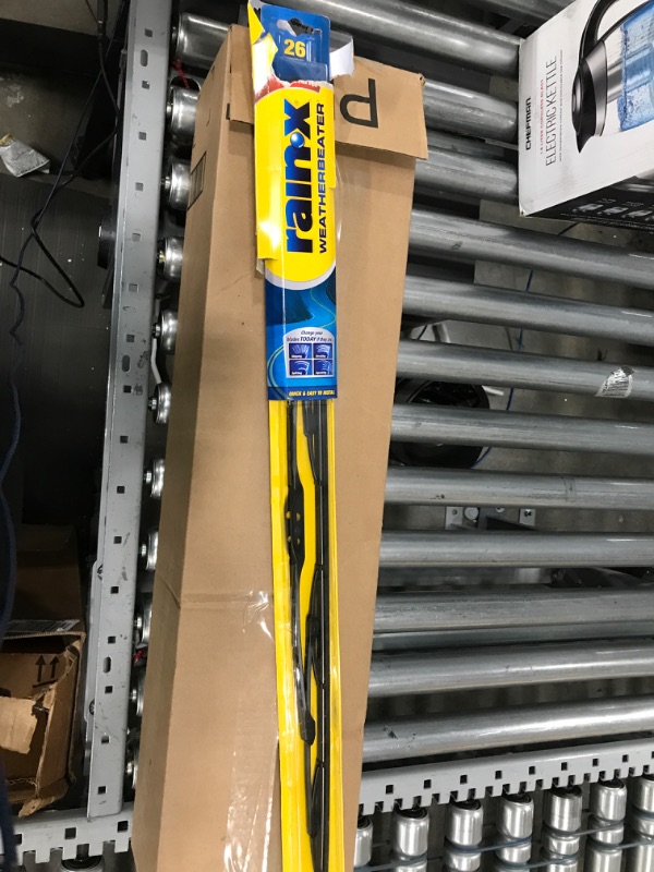 Photo 1 of Rain-X RX30226 WeatherBeater All-Season OEM Quality Conventional Windshield Wiper Blade - 26" (Pack of 1) 26" Single