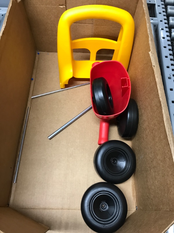 Photo 1 of *Missing White Tire Pieces-See Photos* Little Tikes Push and Ride Racer – (Amazon Exclusive), 22"L x 10"W x 17"H