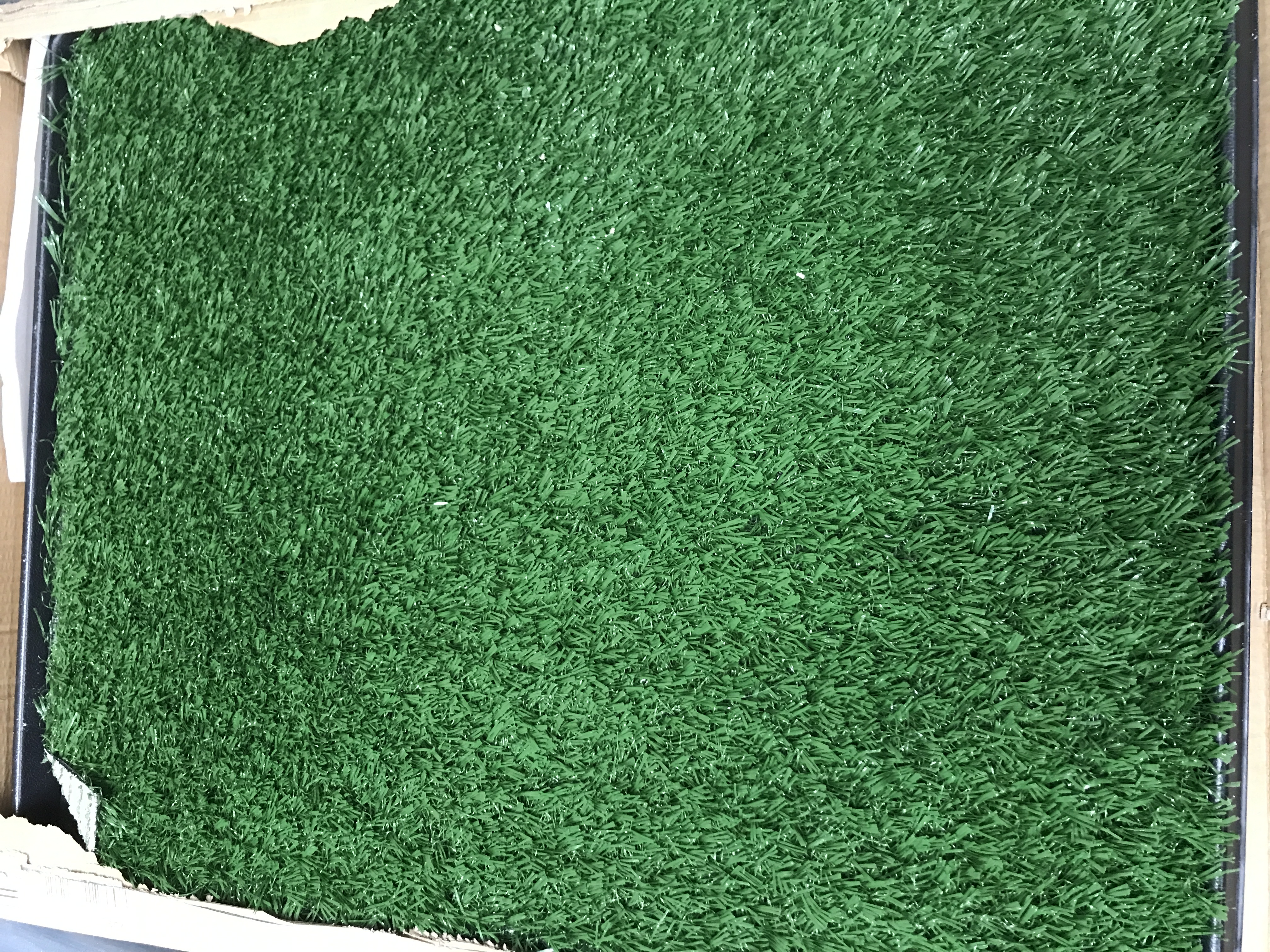 Photo 2 of *Minor Damage-See Last Photo* Artificial Grass Puppy Pee Pad for Dogs and Small Pets - 20x25 Reusable 3-Layer Training Potty Pad with Tray - Dog Housebreaking Supplies by PETMAKER