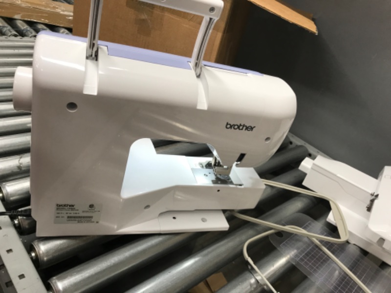 Photo 7 of **MISSING PARTS**TESTED** Brother PE800 Embroidery Machine, 138 Built-in Designs, 5" x 7" Hoop Area, Large 3.2" LCD Touchscreen, USB Port, 11 Font Styles