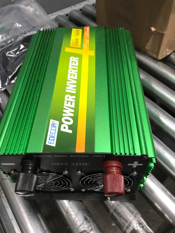 Photo 2 of EDECOA 24 Volt 3500 Watts Pure Sine Wave Power Inverter 