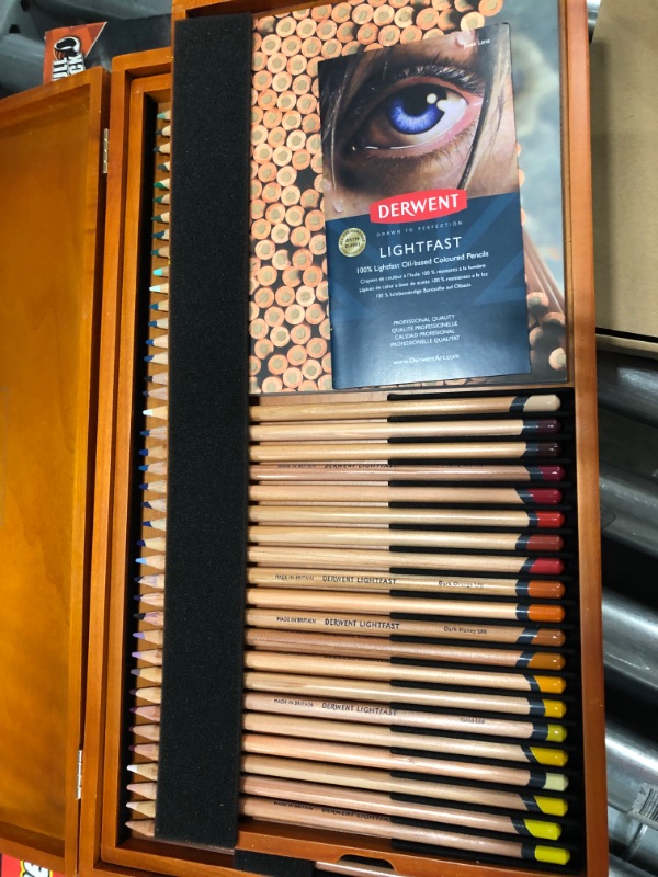 Photo 2 of  Colour Pencils, Professional Quality, Wooden Box Set of 100