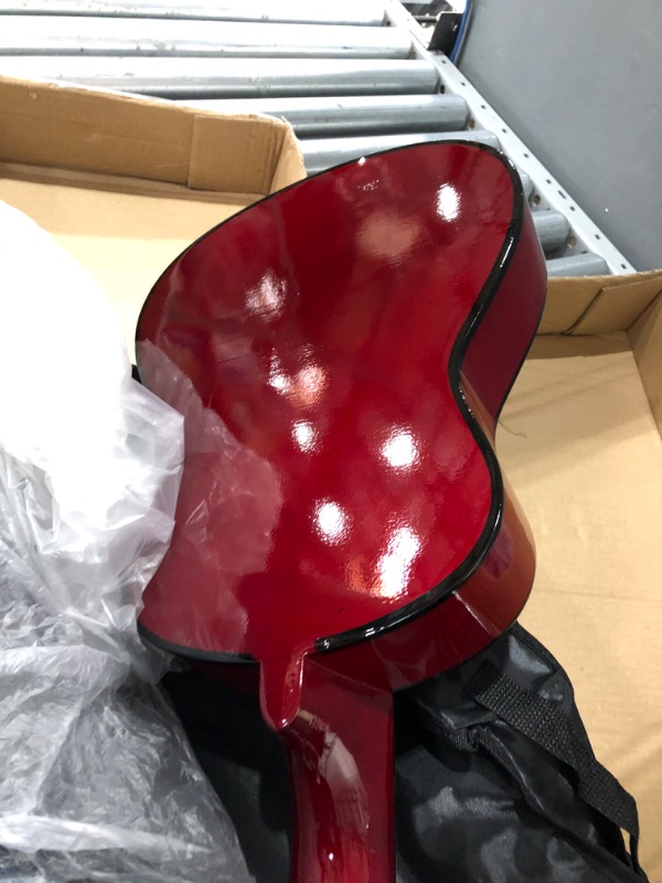 Photo 1 of 30" Wood Guitar with Case and Accessories for Kids/Girls/Boys/Beginners (Natural)