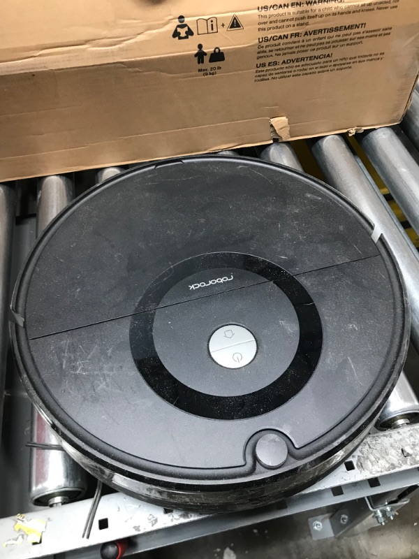 Photo 3 of ***PARTS ONLY*** roborock E5 Robot Vacuum Cleaner with 2500Pa Strong Suction, APP Total Control, Carpet Boost, Ideal for Large Homes with Pets, Compatible with Alexa