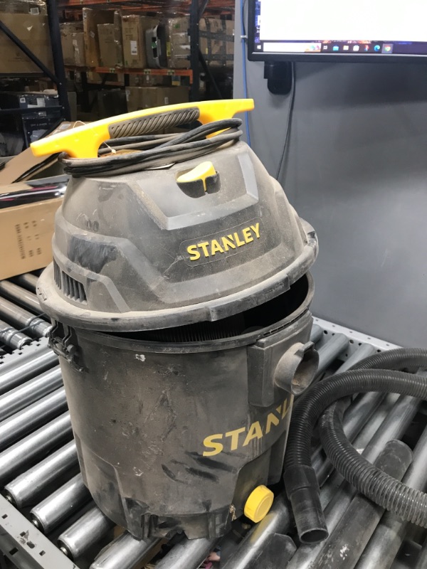 Photo 2 of ***TESTED WORKING*** Stanley SL18701P-10A Wet/Dry Vacuum,10 Gallon 6.0 Peak HP, 10Gallon, Black