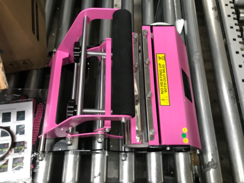Photo 1 of Pink Tumbler Mug Heat Press Machine 30 OZ 20 OZ 16 OZ Sublimation Straight Skinny Tumbler Mug Sublimation Print 11 OZ 15 OZ Sublimation Mug Heat Transfer Sublifun
